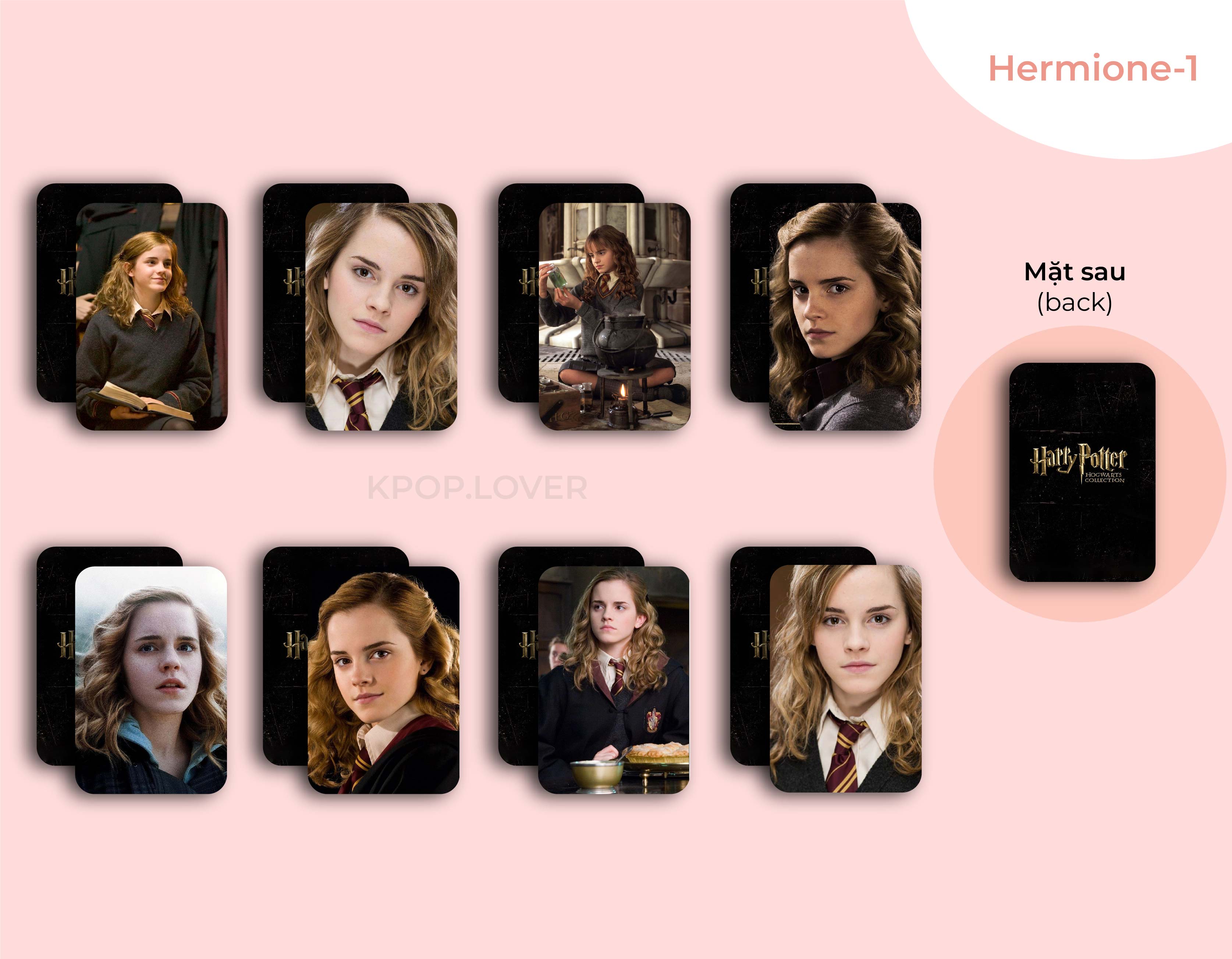 SET 8 CARD BO GÓC HARRY POTTER