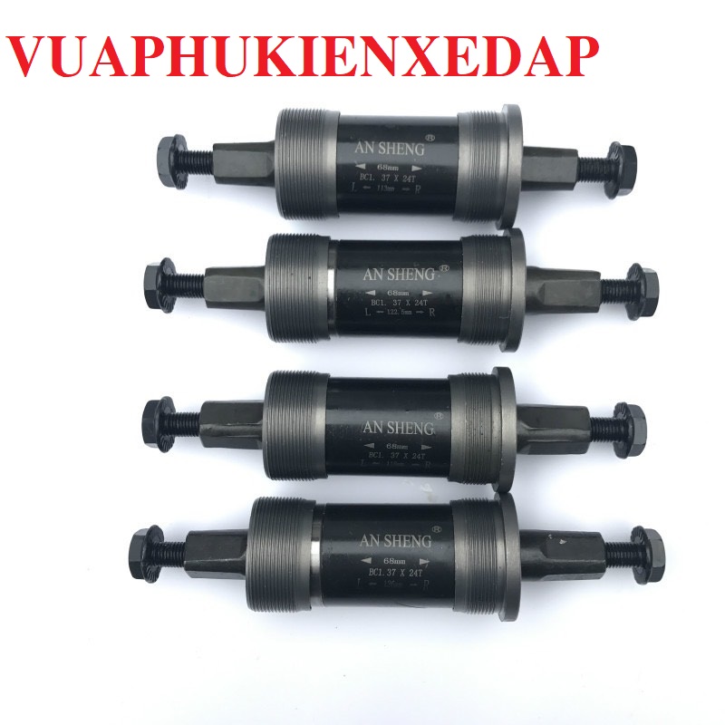 Trục giữa bạc đạn cốt vuông các cỡ xe đạp thể thao