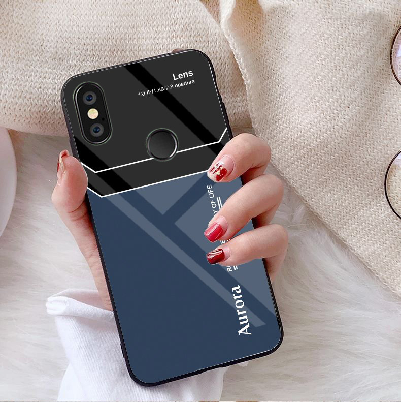 Ốp Lưng XIAOMI NOTE 6 PRO , REDMI 6 PRO, A2 Lite, Mi 8, Mi 8 SE Mặt kính gương sáng bóng cao cấp