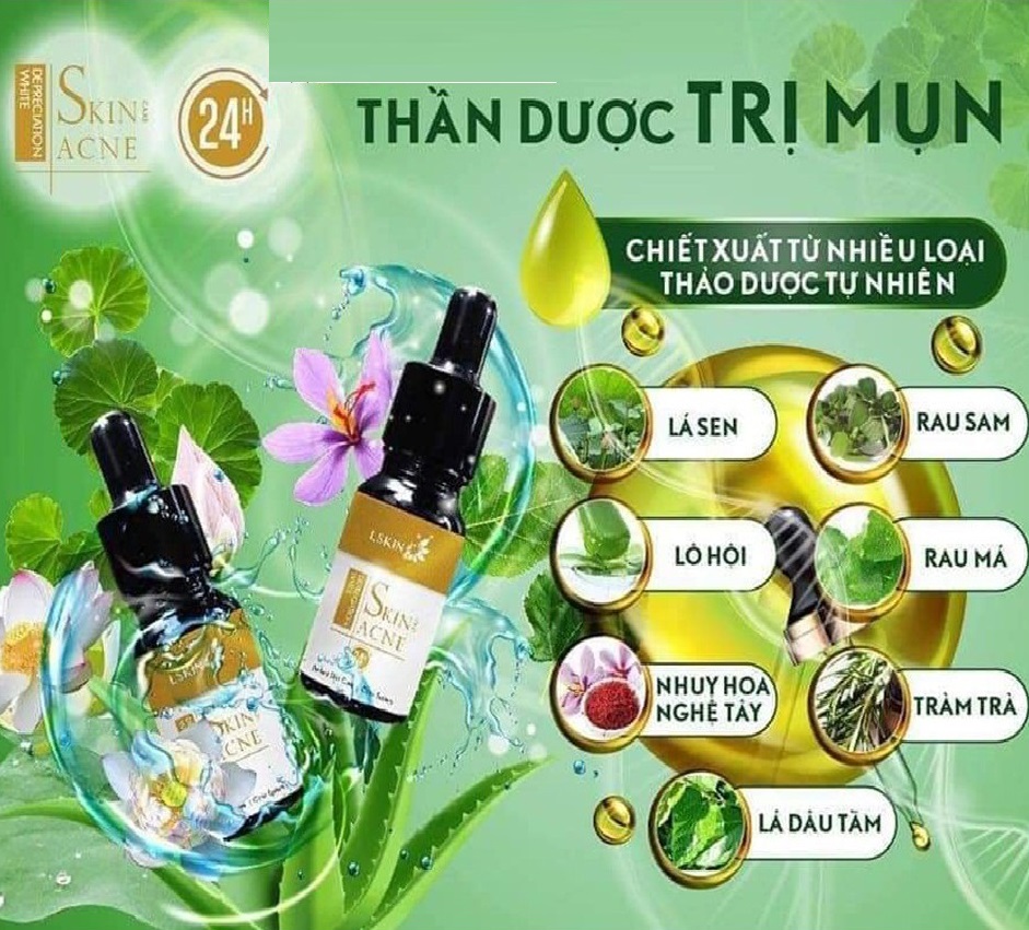 Cốt mụn Bạch Sen Lskin Đan Thy - sản phẩm chính hãng