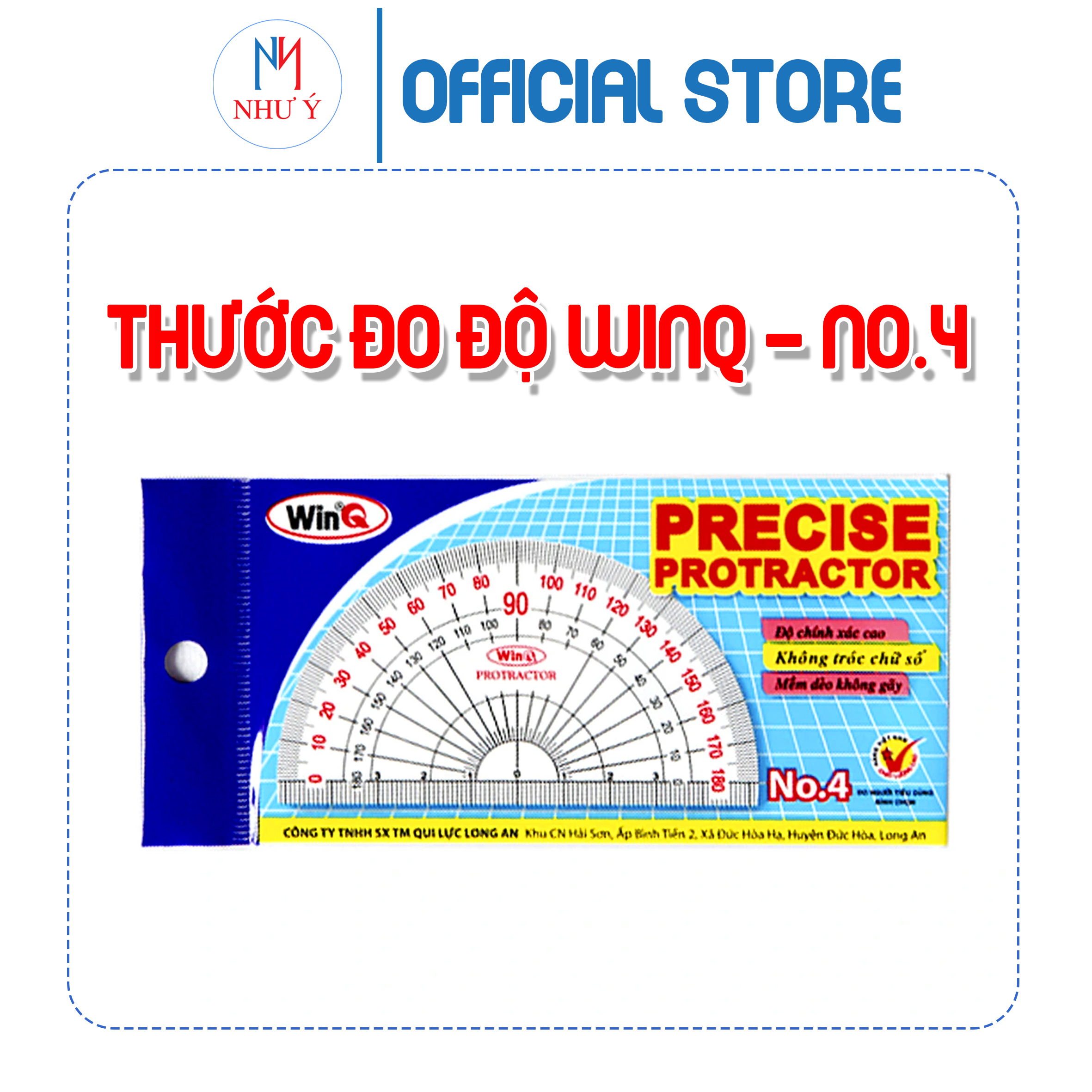 Thước kẻ đo độ WinQ nhỏ, No.4
