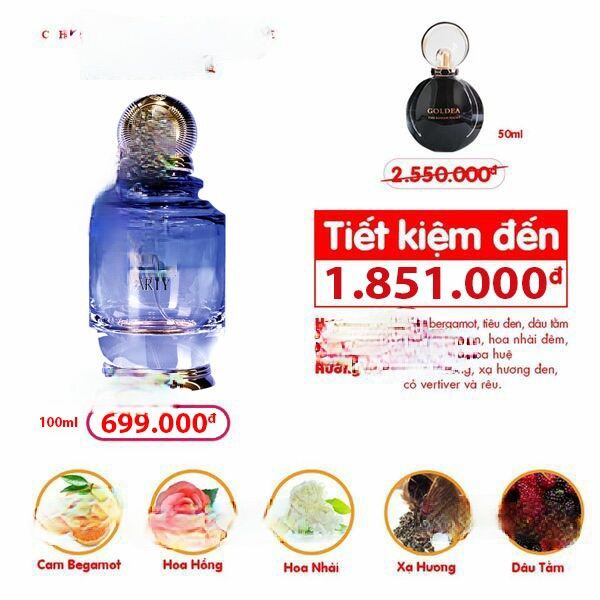 Nước hoa party 100ml