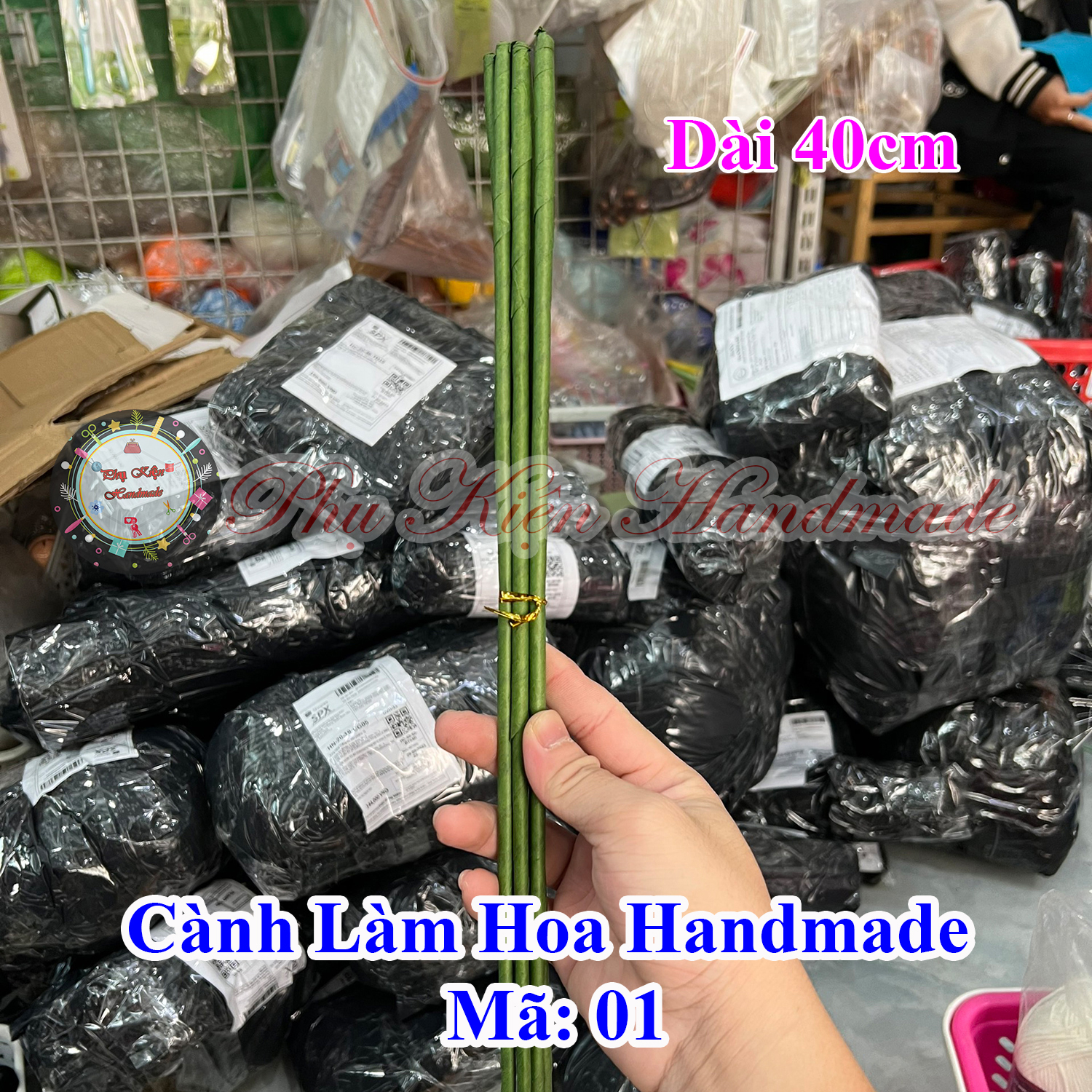 Cành làm hoa handmade