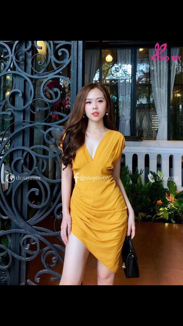 Đầm body nhúng eo hàng cực chuẩn shop tại holli lt2019