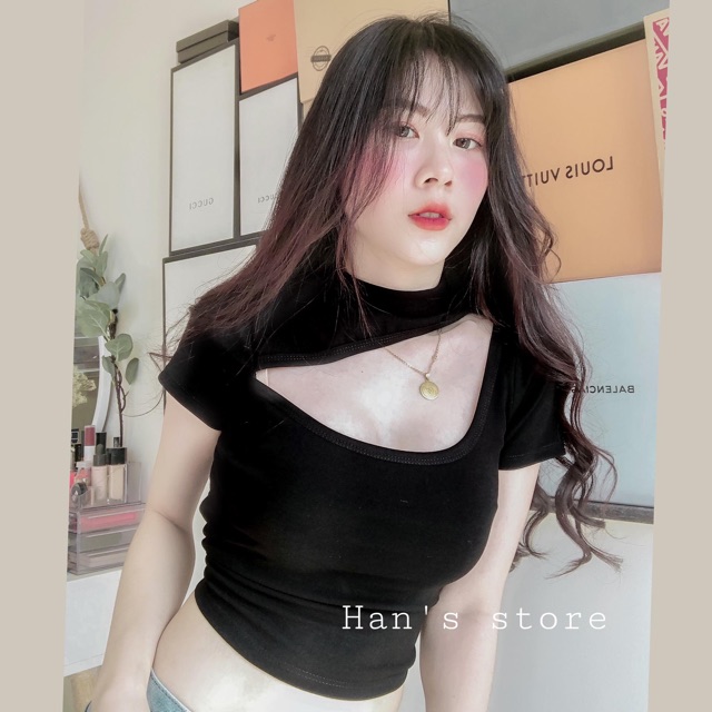 [HCM]Áo lệch vai khoét ngực
