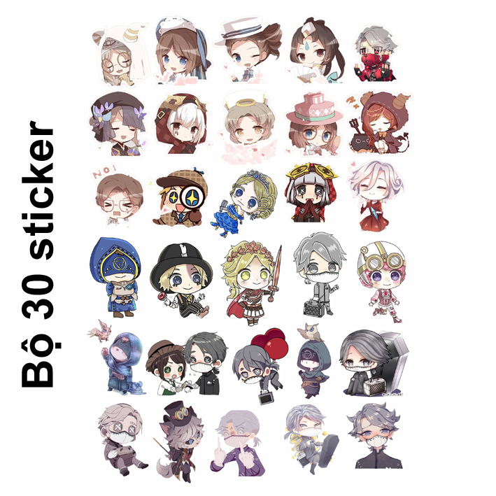 [HCM]Sticker / Hình dán game Identity V (Random)