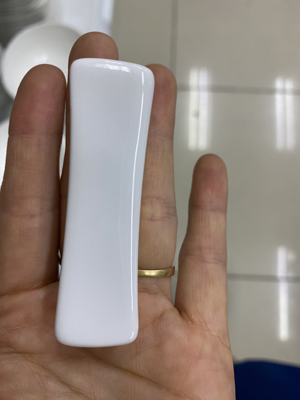 Combo 05 Gác Đũa Sứ Minh Long Jasmine Trắng