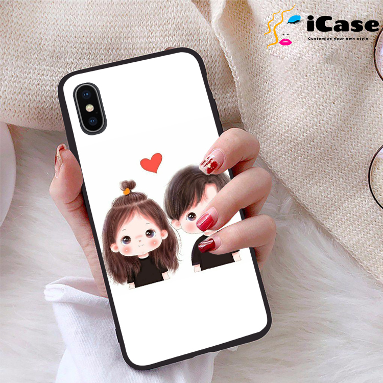 Ốp lưng iPhone X viền dẻo TPU BST Chibi