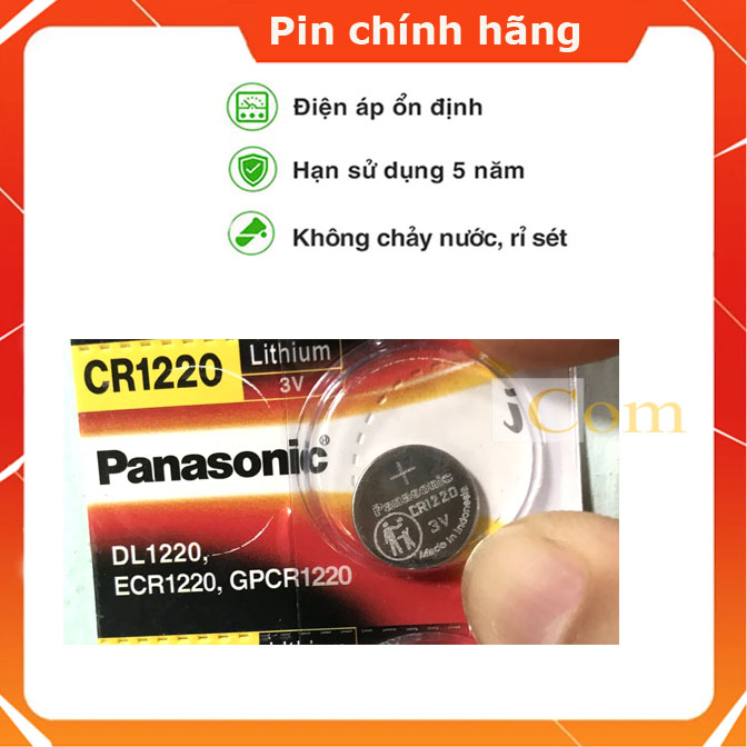 Pin CR1220 Pana 3v