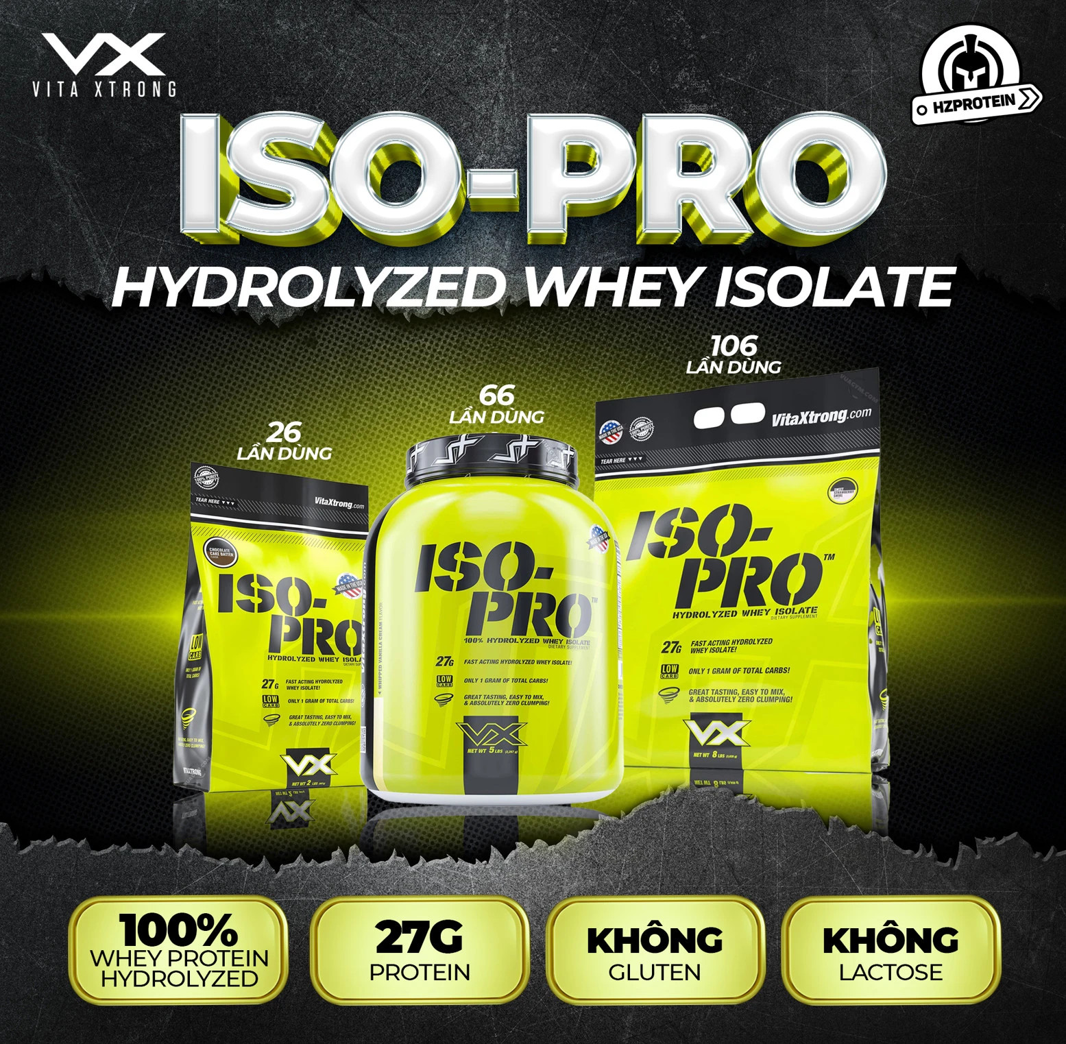 Tăng Cơ Whey ISO PRO Chính Hãng - ShapeYourBody
