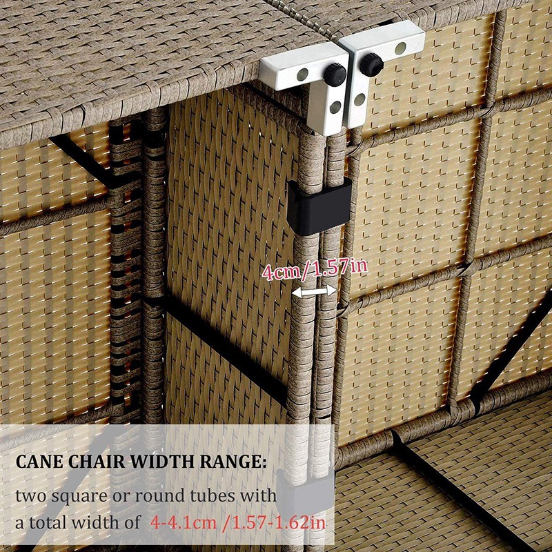 Outdoor Patio Wicker Furniture Clips Blasoul 8PCS Sectional Sofa Rattan