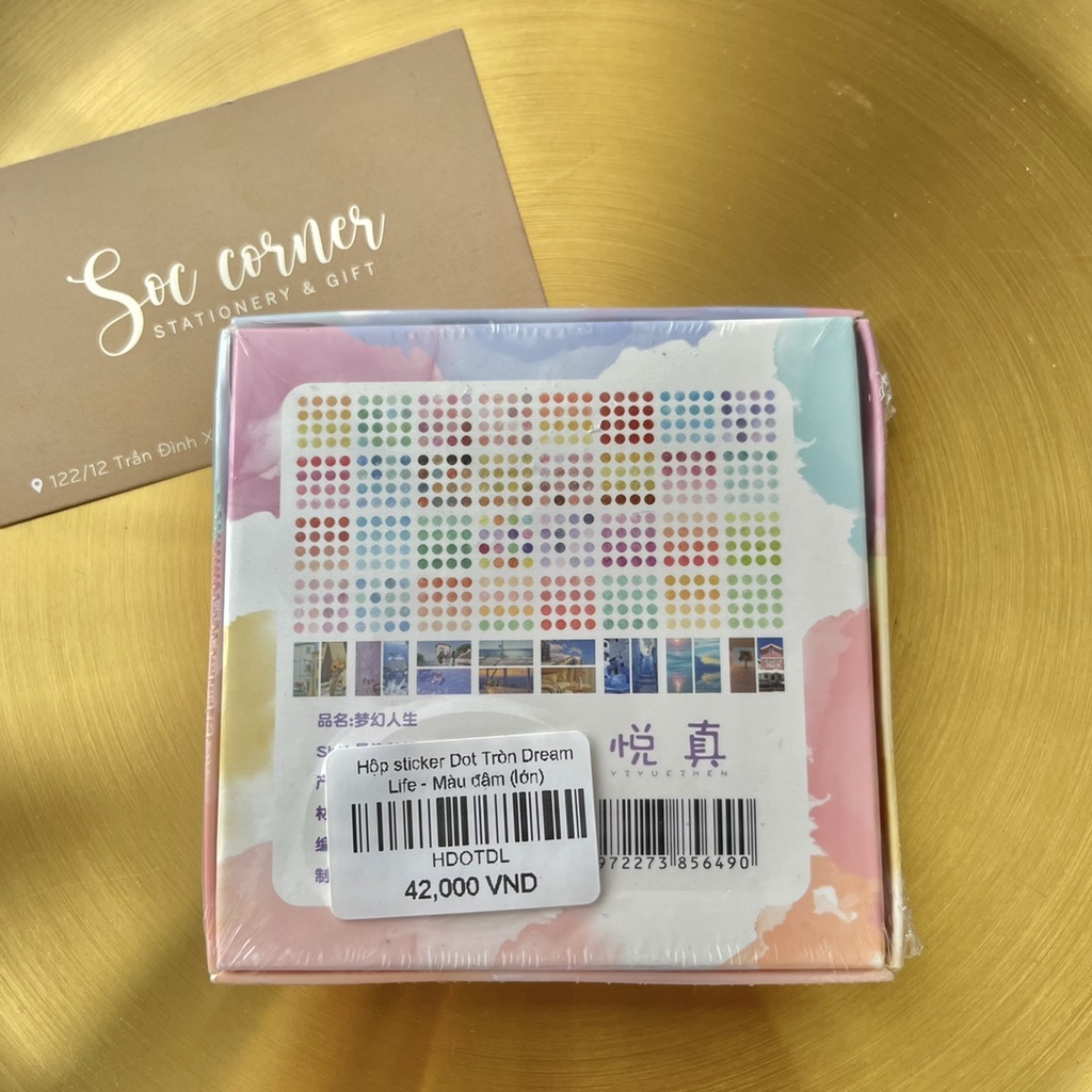 Hộp sticker Dot Tròn Dream Life