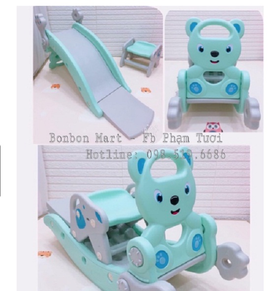 CẦU TRƯỢT BẬP BÊNH ĐA NĂNG 3 TRONG 1