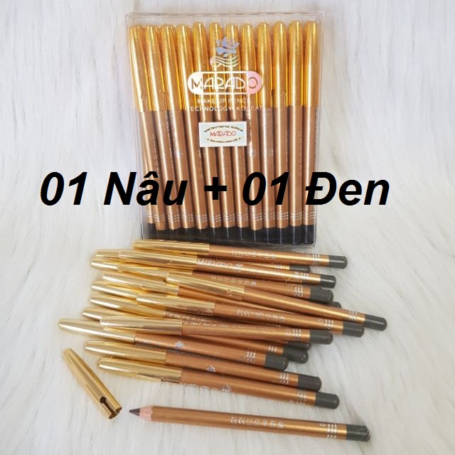 Chì kẻ mày Marado Eyebrow Pencil Tone Đen – Hàn Quốc