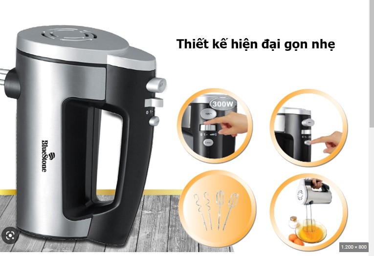 Máy đánh trứng cầm tay Bluestone HMB-6333S