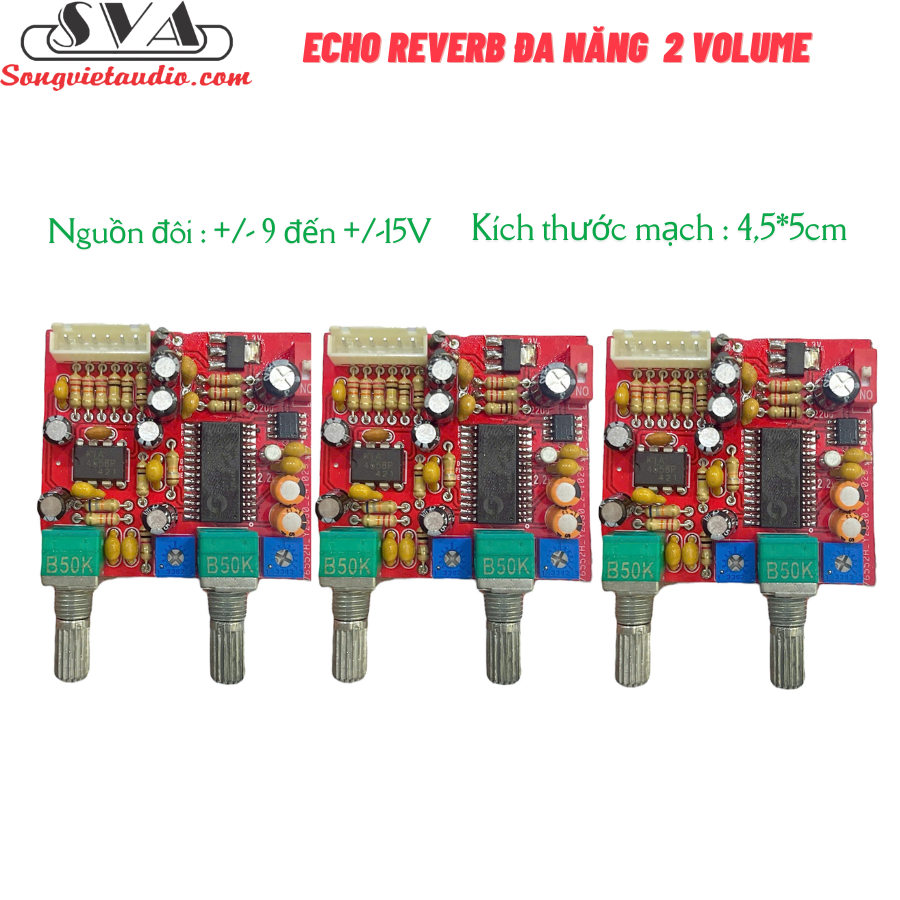 MẠCH ECHO REVERB - 1 MẠCH - KÈM DÂY