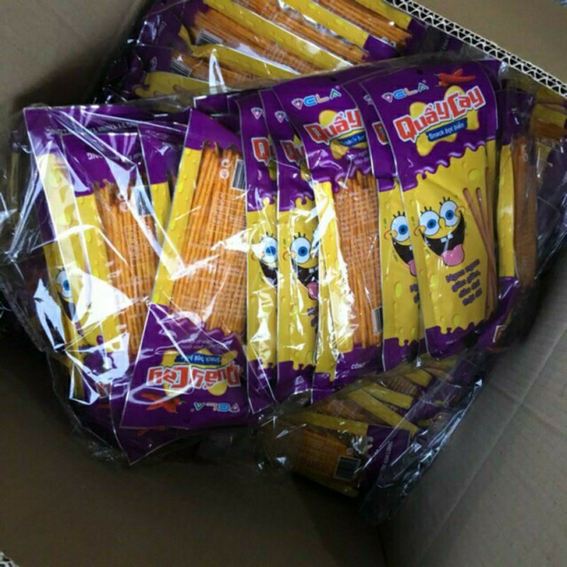Bịch 30 Gói Tăm Cay Quẩy Cay ( Sỉ Đồ Trẻ Em)