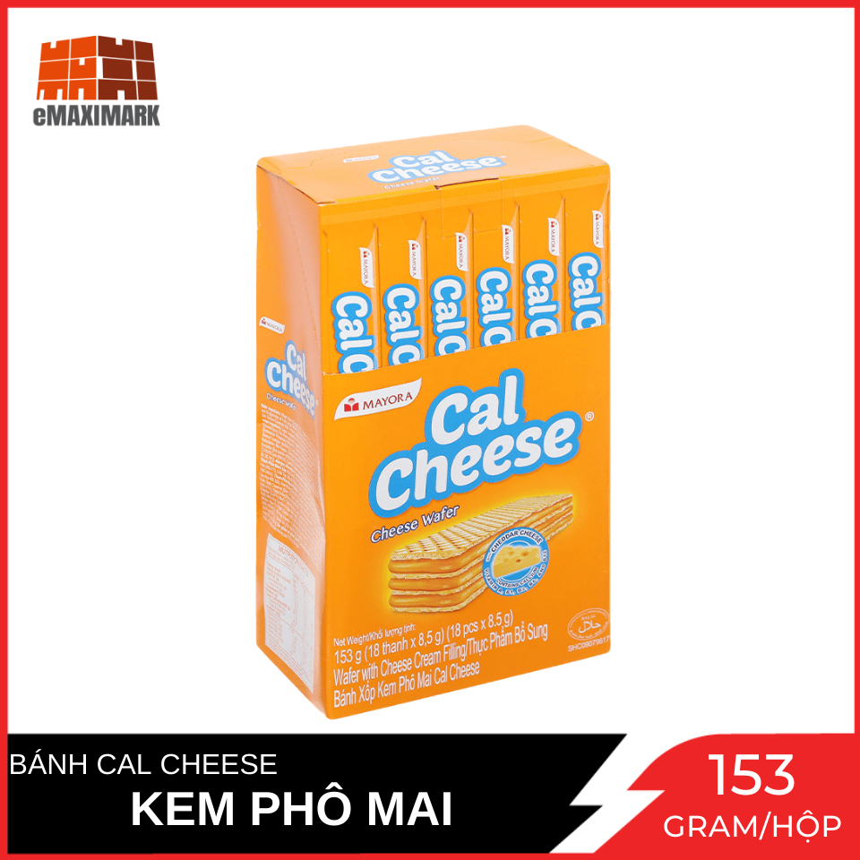 Bánh xốp phô mai cal cheese hộp 153g