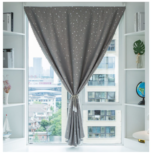 Rèm cửa DÁN không cần thanh treo (nhiều mẫu size 90cm ngang x 1m35 cao )