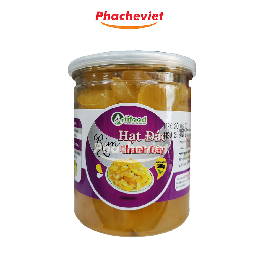 Hạt Đác Rim Chanh Dây Atifood 500g