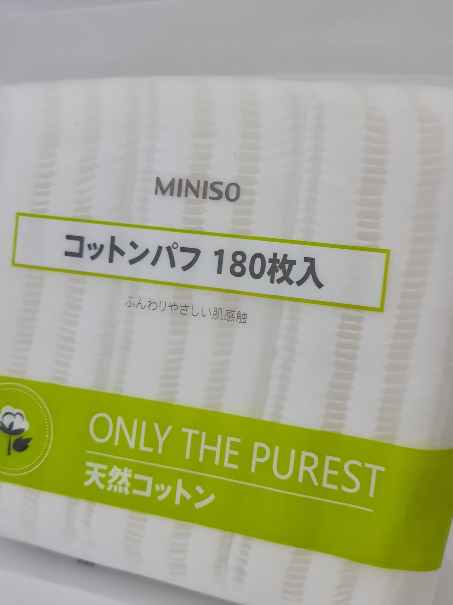 Bông Tẩy Trang MINISO Japan 180 Miếng