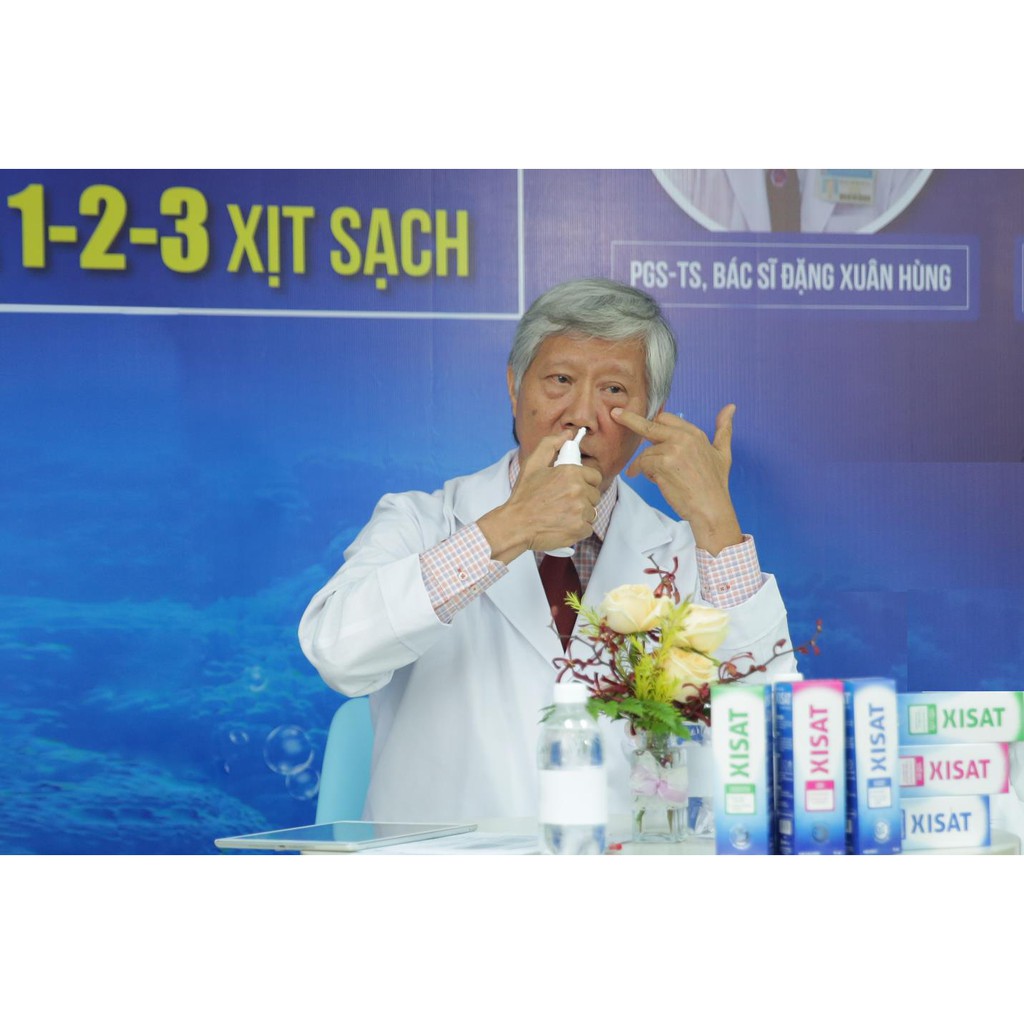 Nước biển sâu XISAT - Xịt sạch thông mũi (Lọ 75ml)
