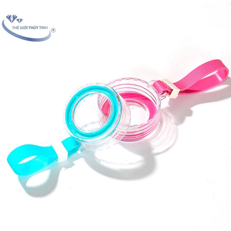 [HCM]Bình Thủy Tinh Dây Xách Hello Master 480ML