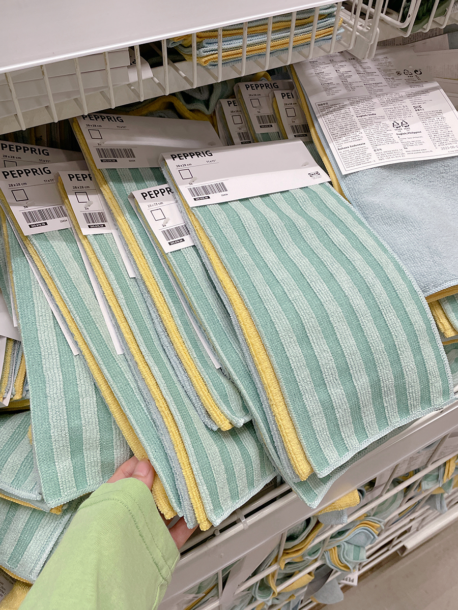 Bộ 3 khăn lau đồ, mặt bàn đa năng Pepprig IKEA