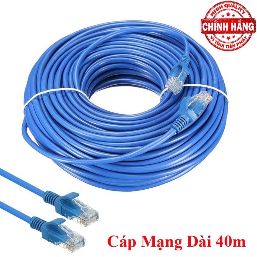 Cáp Mạng Lan- Internet 2 Đầu Bấm Sẵn 40m