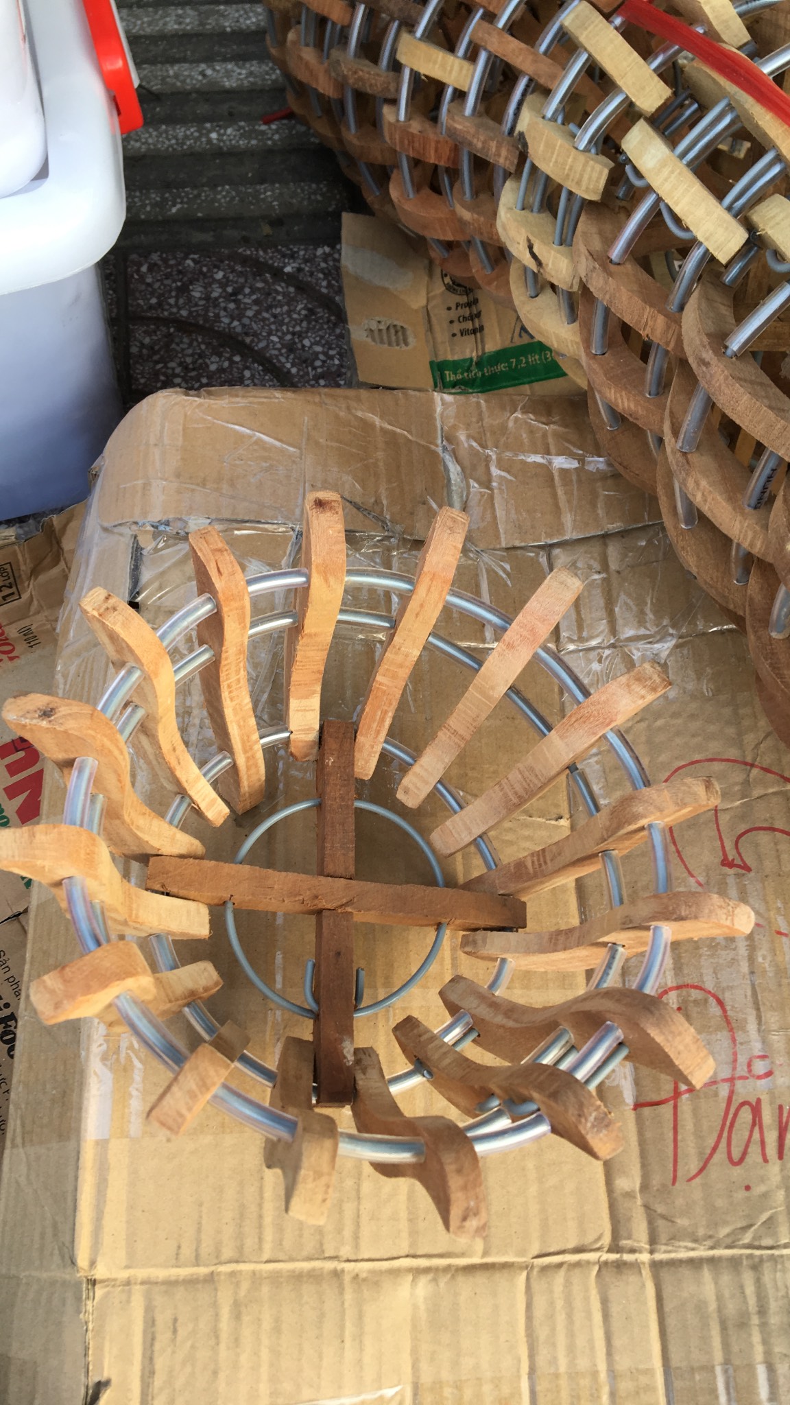 chậu nghiến gỗ SEN kích thước 20cm, 25cm