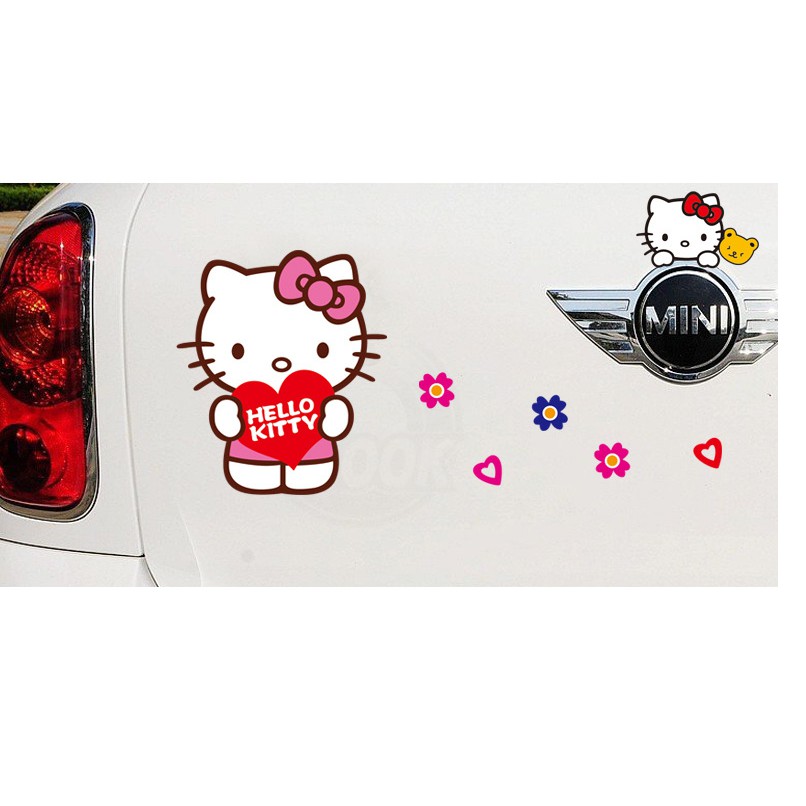 [HCM]Decal Dán Tường Mèo Kitty - Db005