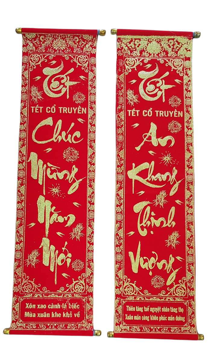 Liễn câu đối tết năm mới size lớn