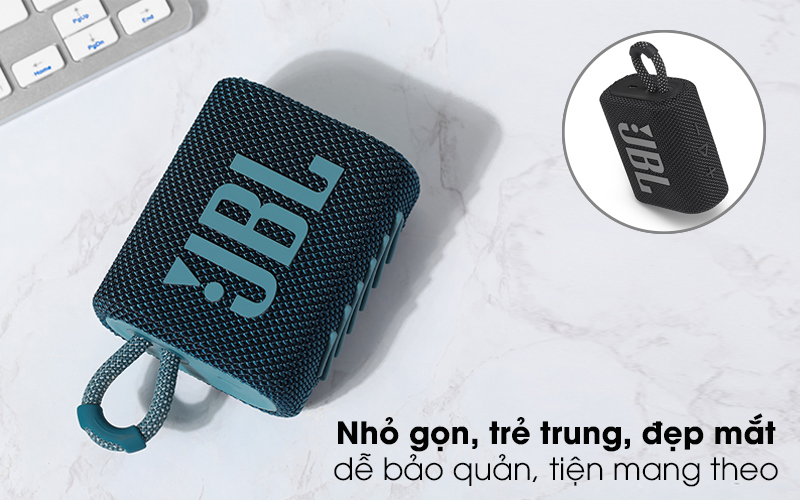 Loa Bluetooth JBL Go3 , Loa Nghe Nhạc Công Suất Lớn, Loa Bluetooth Bass Mạnh, Kháng Nước và Bụi IP67, Công Nghệ JBL Pro Sound, Kiểu Dáng Di Động, Kết Nối Bluetooth 5.1, BH uy tín 1 đổi 1