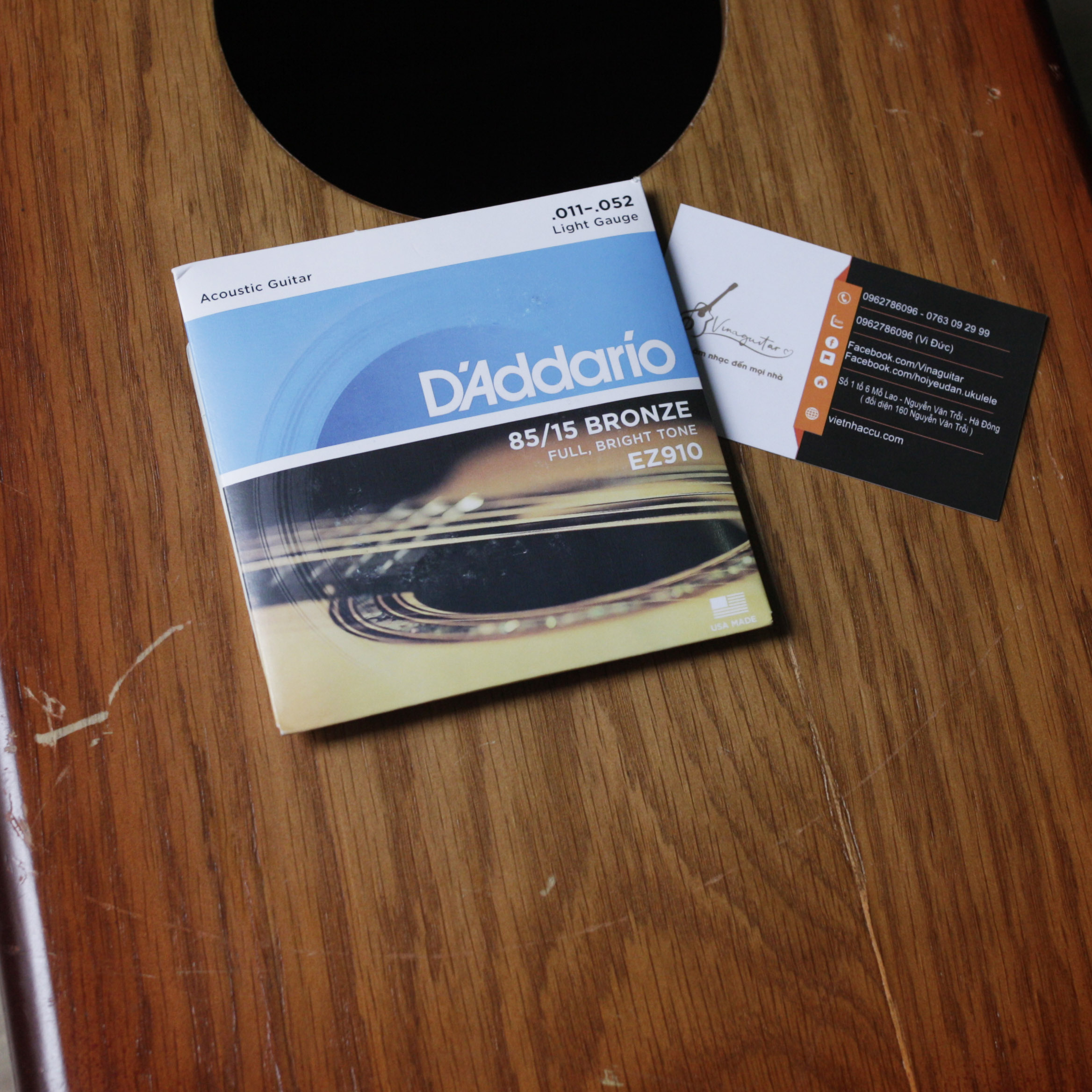 Dây D'Addario Ez910 cho guitar acoustic