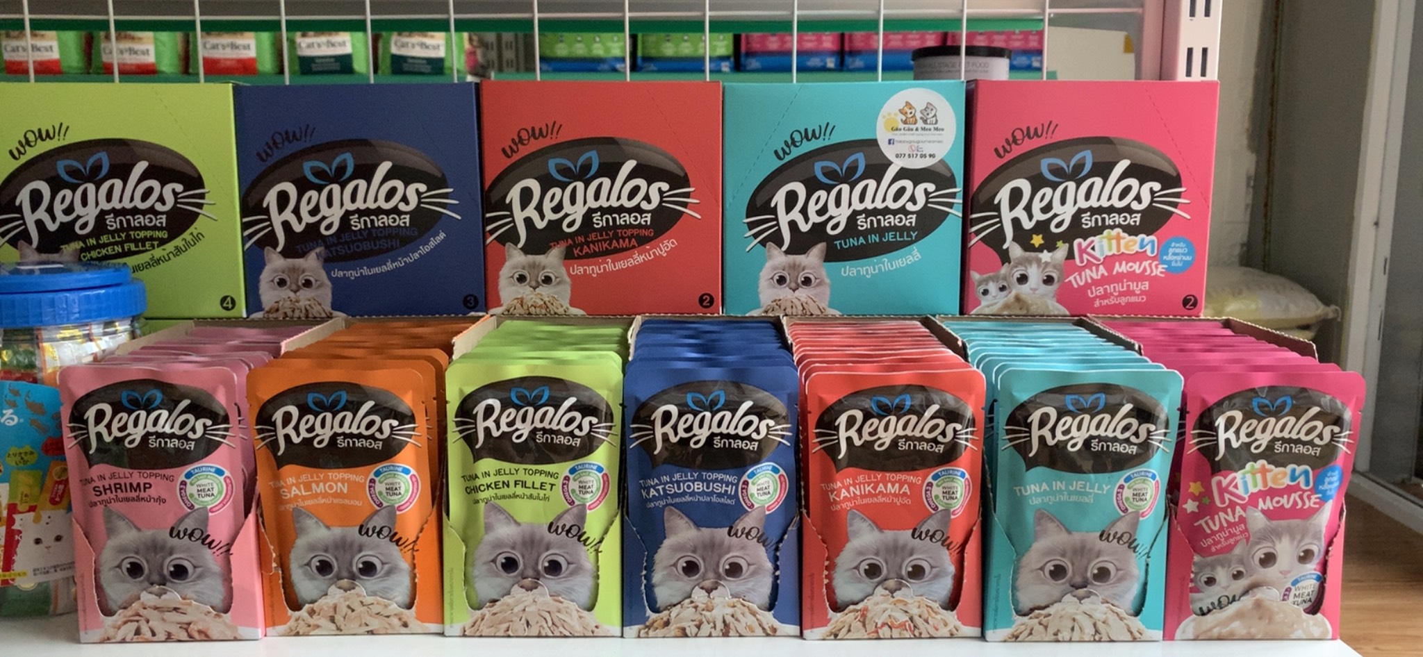 REGALOS PATE CAO CẤP CHO MÈO TỪ THÁI LAN