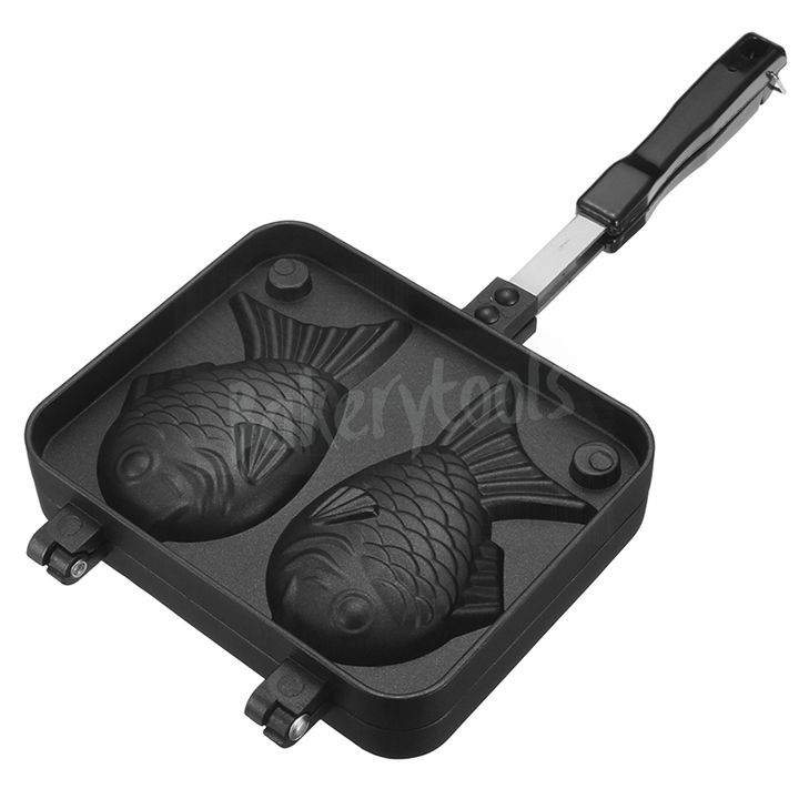 Khuôn Bánh Cá Taiyaki 2 Con