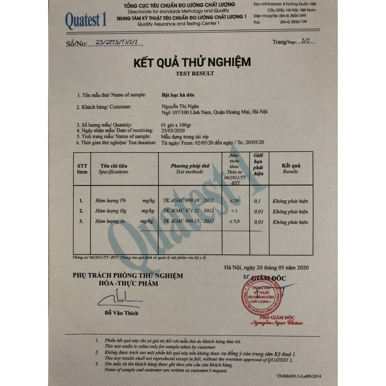 100gr mặt nạ dẻo bạc hà trà xanh