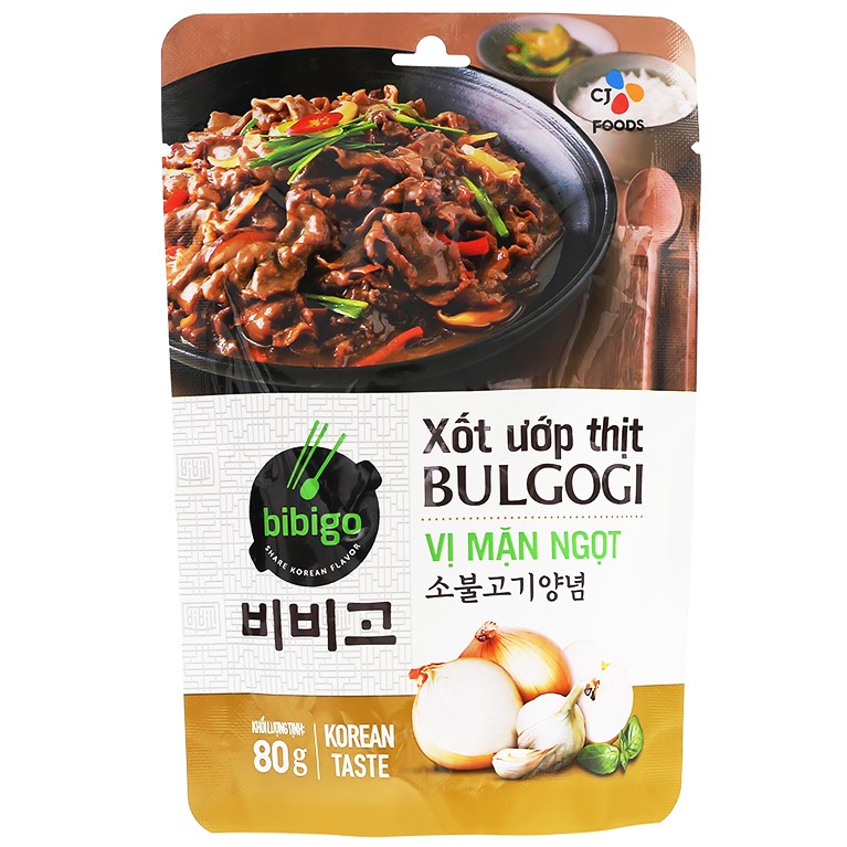 Xốt ướp thịt Bulgogi Bibigo (80g)