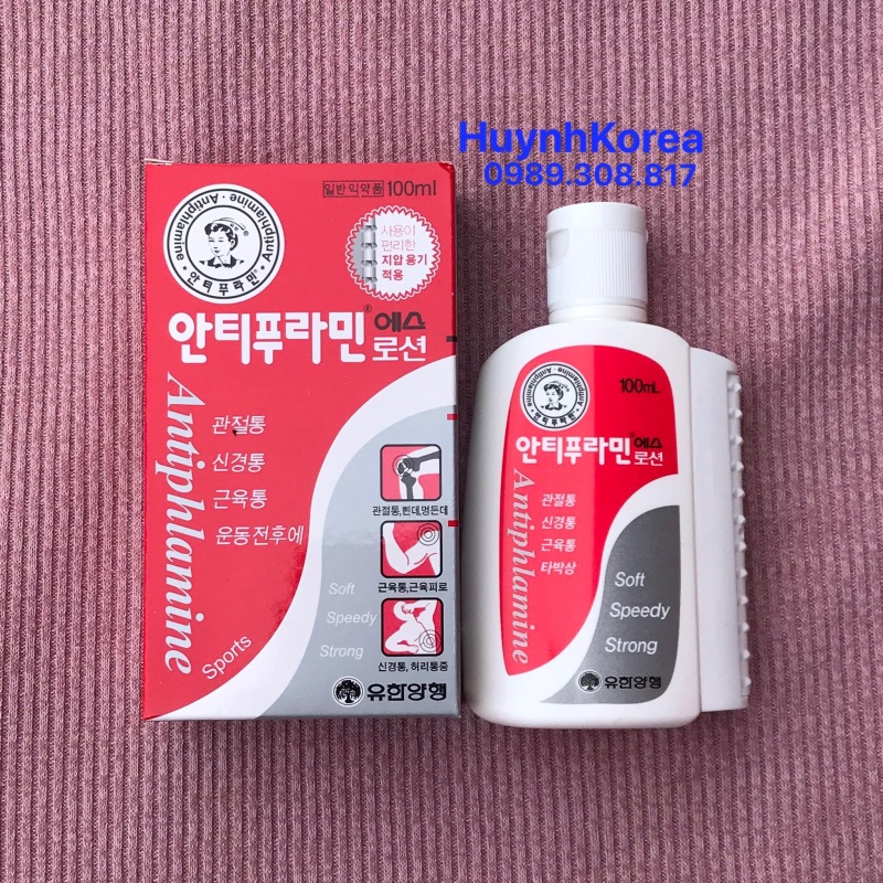 Dầu nóng xoa bóp Hàn Quốc 100ml giá rẻ