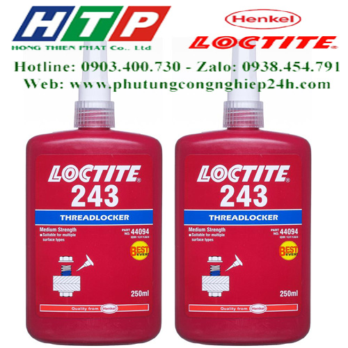 Keo dán khóa ren loctite 243-50ml