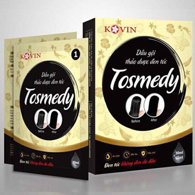 [Nhuộm Tóc Thảo Dược] Tosmedy Đen Tóc Mềm Mượt Đều Màu
