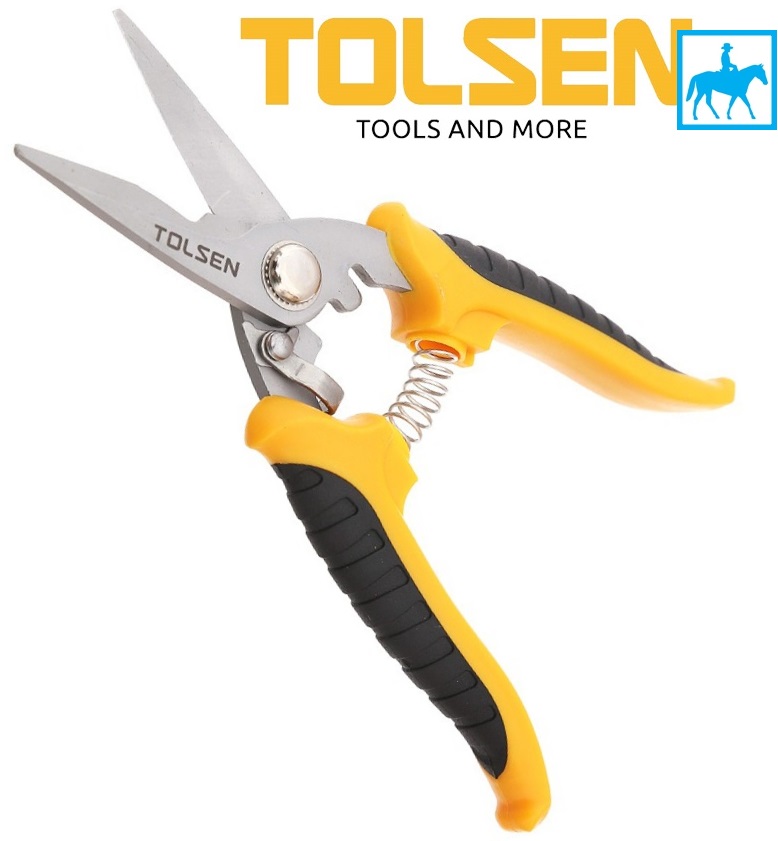 [saigon] Kéo Cắt Tự Động Mở 180mm Multi-Purpose Scissors TOLSEN 30042
