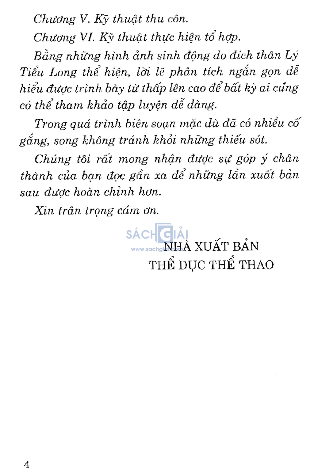 Sách Lý Tiểu Long Côn Nhị Khúc