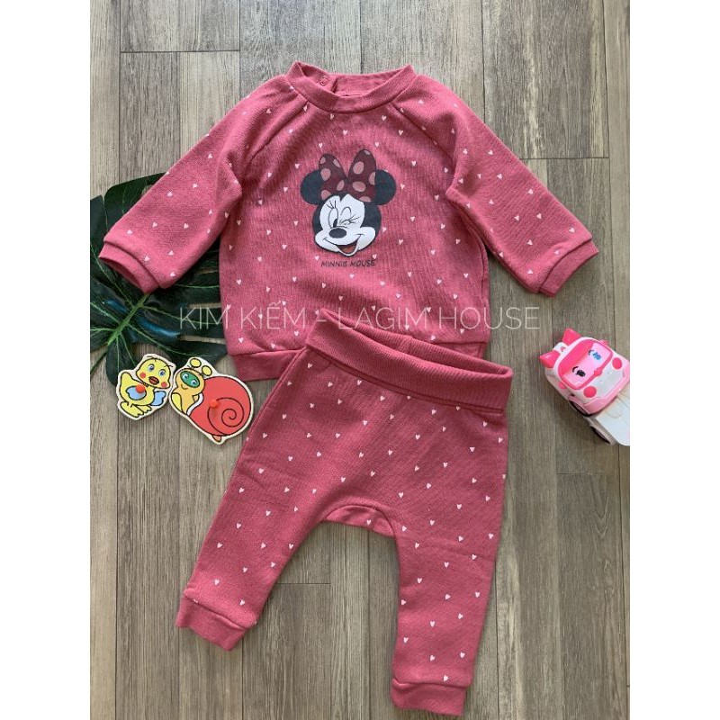 Nơi bán Set Bộ Dài Nỉ Minnie Dư Xịn Cho Bé Gái