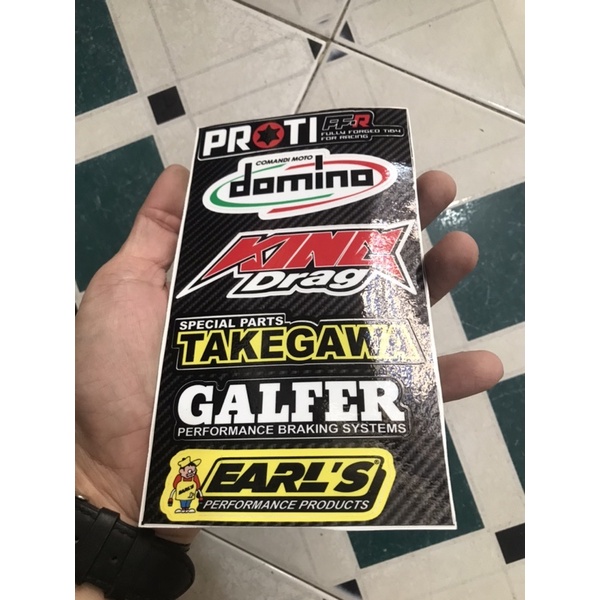Sét Tem Dán Mini Chữ Nitron,Ohlins,Matric,Brembo,Galfer