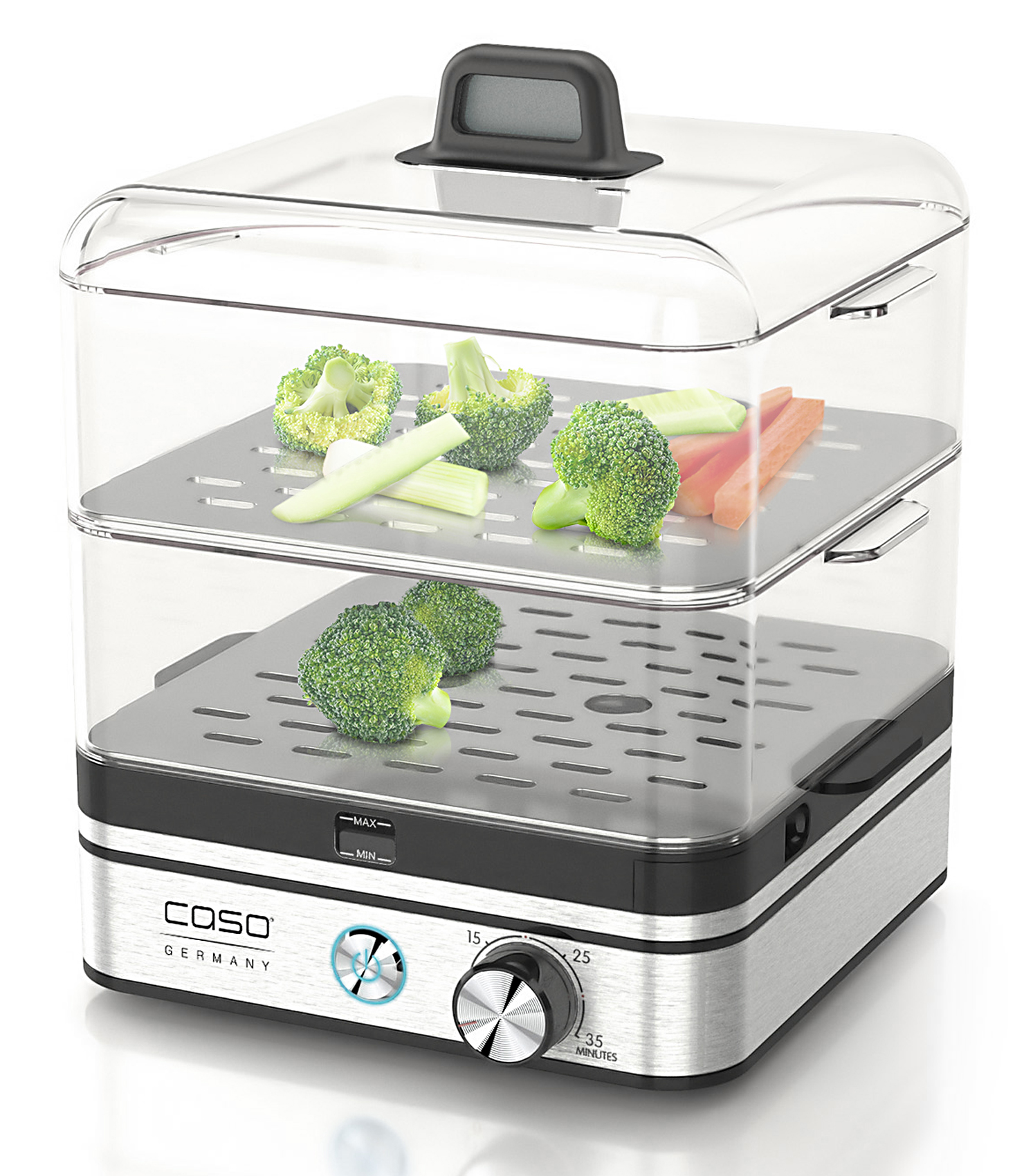 Nồi hấp điện 2 tầng mini Caso ED10 Germany