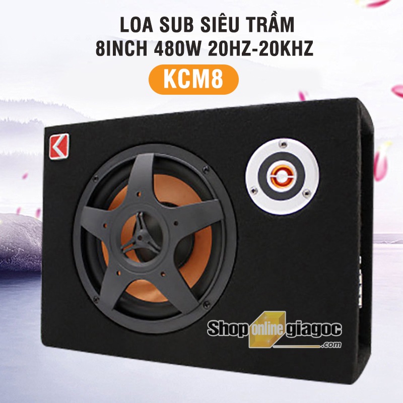 Loa sub siêu trầm 8 inch 480w 20hz-20khz kcm8