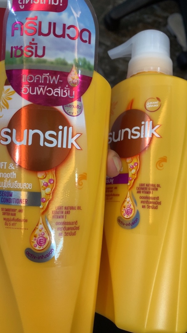 01 Chai Dầu Gội SUNSILK SOFT & SMOOTH Thái Lan 350ml