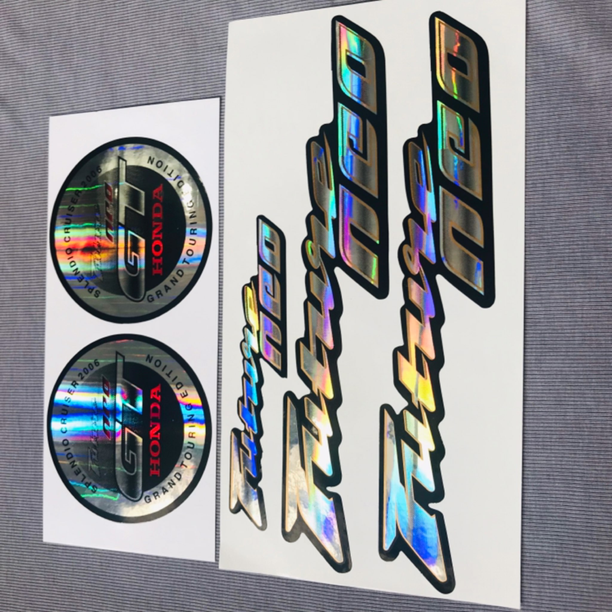 Bộ tem chữ kèm logo dán xe máy Honda Future Neo lấp lánh bao dính