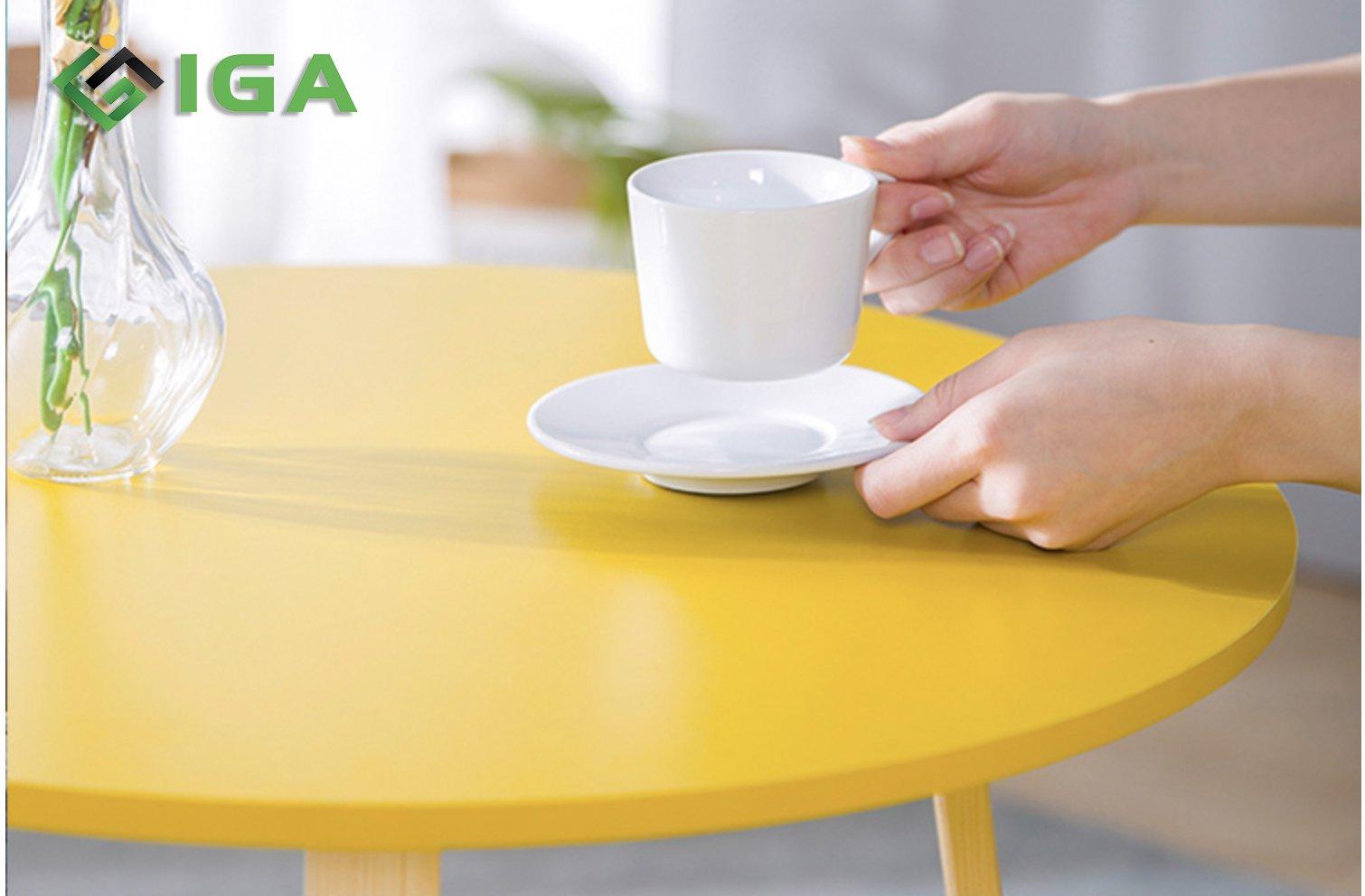Bàn trà sofa Bắc Âu Chân vuông mặt 60cm ( Siêu Hot )